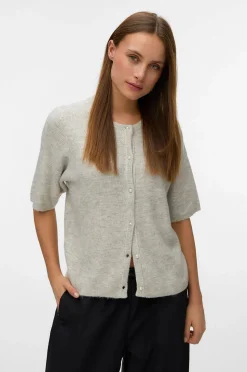 Vero Moda Cardigan vmLefile 2/4 O-neck Pearl Cardigan
