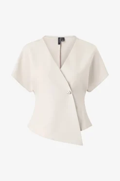 Vero Moda Topp vmSonja SS V-neck Top Wvn Exp