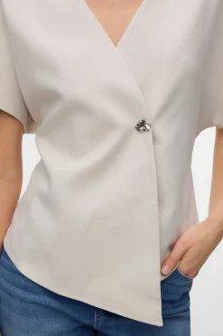 Vero Moda Topp vmSonja SS V-neck Top Wvn Exp