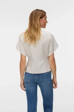 Vero Moda Topp vmSonja SS V-neck Top Wvn Exp