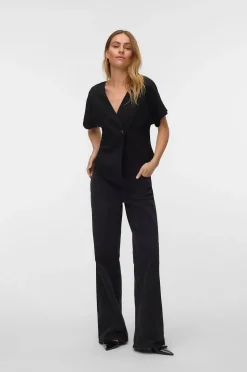 Vero Moda Topp vmSonja SS V-neck Top Wvn Exp