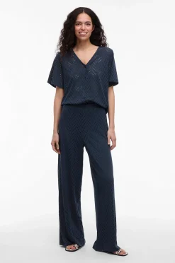 Vila Byxor viDelaia HW Wide Pants/pb