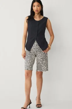 Vila Jeansshorts viChia HW Long Denim Shorts