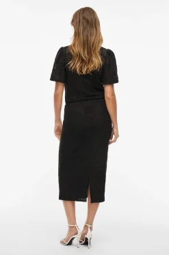 Vila Kjol viNovira HW Midi Skirt