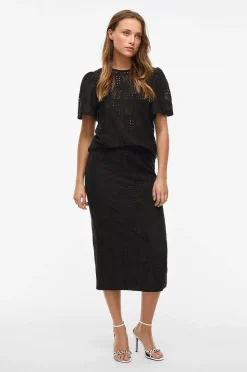 Vila Kjol viNovira HW Midi Skirt