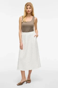 Vila Kjol viSophia HW Volume Midi Skirt