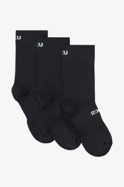 2XU Träningsstrumpor Crew Socks 3 Pack 3-pack