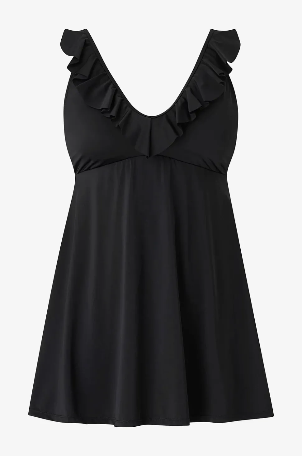 Zizzi Badklänning Stima Frill Swim Dress