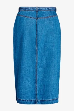 Zizzi Jeanskjol jMisha Button Blk