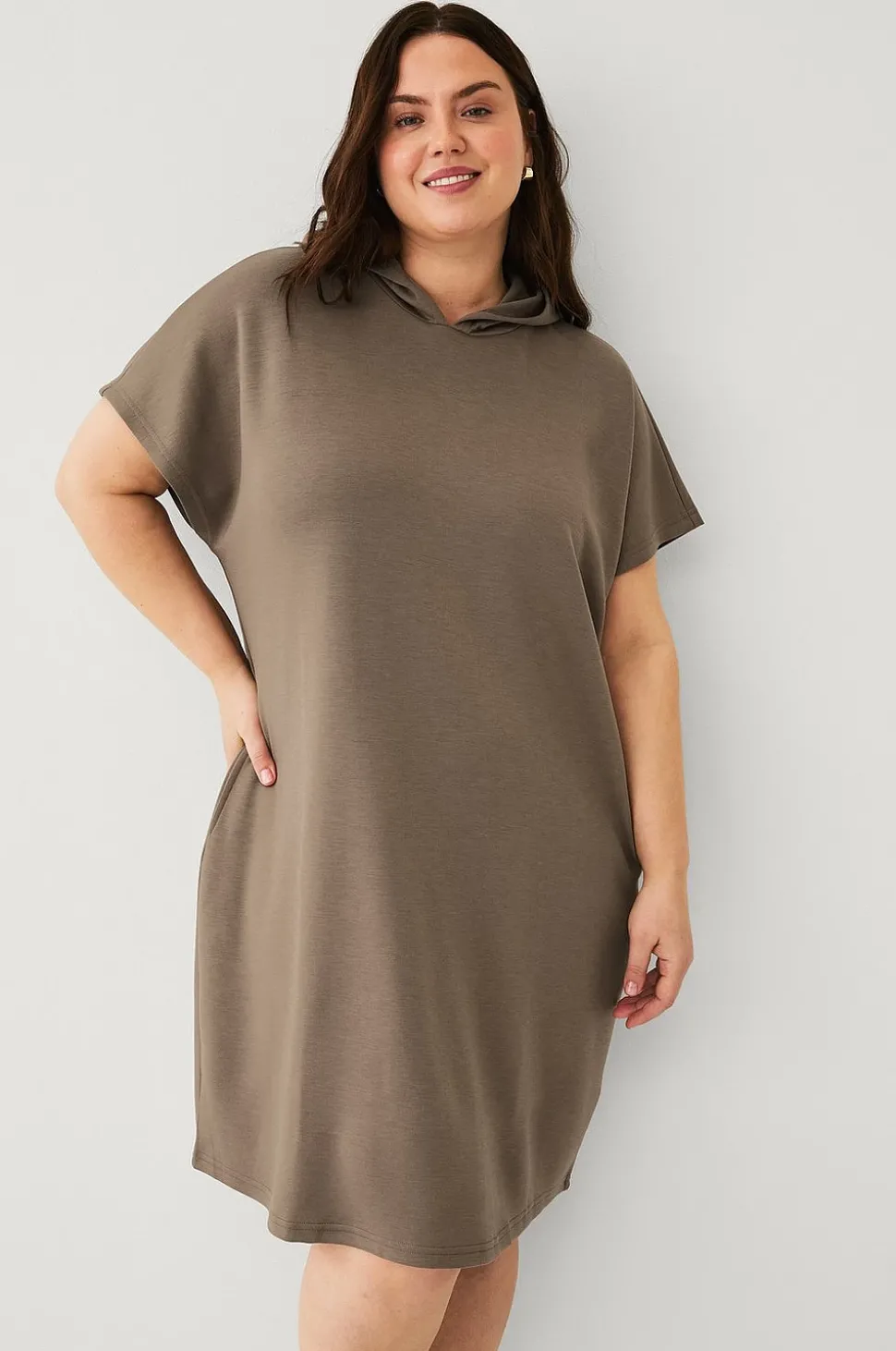Zizzi Nattlinne mAlisa S/S Knee Dress
