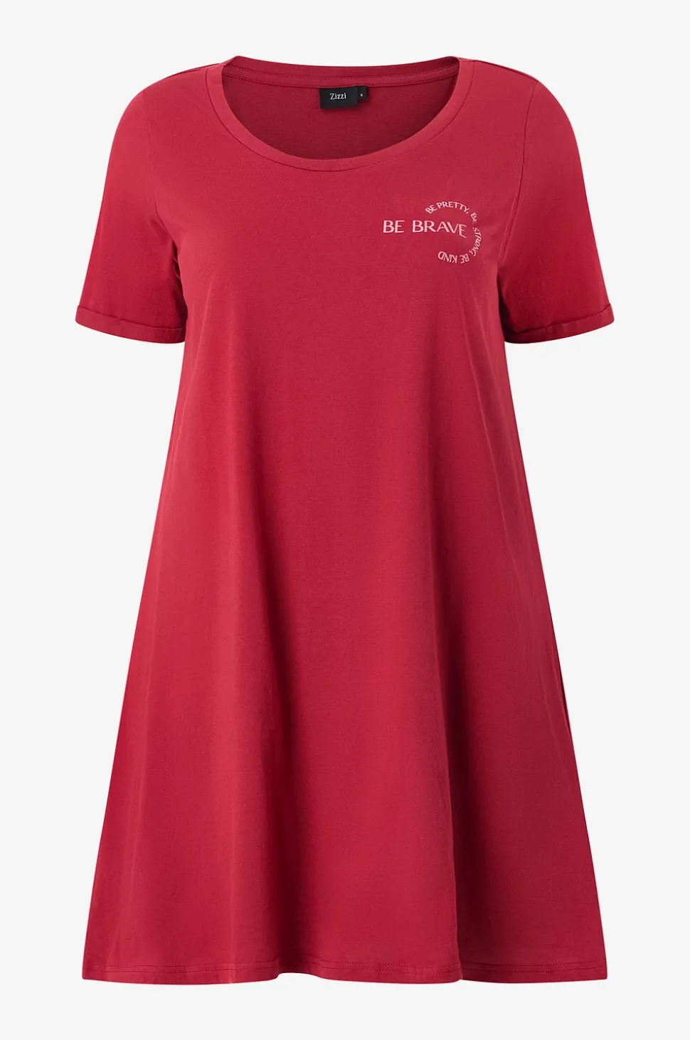 Zizzi Nattlinne mAlly S/S Abk Dress