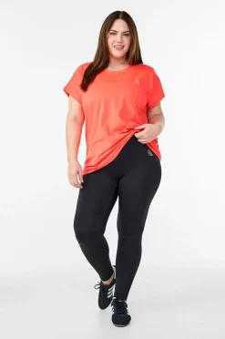 Zizzi Träningstopp Abasic, O-neck, Tee
